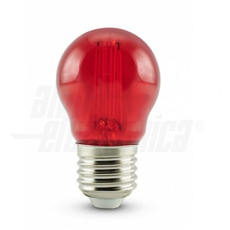 Lampadina LED E27 PAR38 15W Waterproof IP65 Luce Rossa Rosso