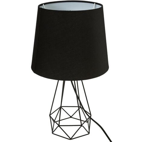 Lampada a filo Moca in metallo nero H35cm - Triangolo - Atmosphera créateur d'intérieur