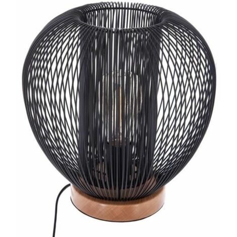 Lampada a filo Noda in metallo nero H27cm - Atmosphera créateur d'intérieur
