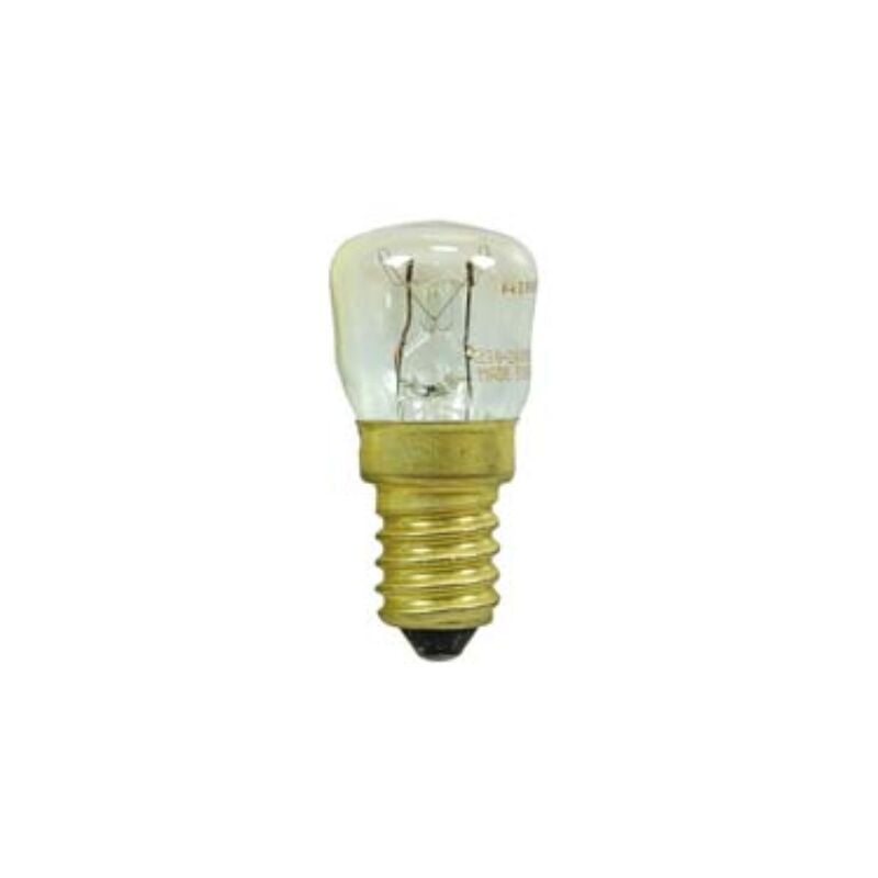 Image of Lampada a incandescenza a pera per forno 300° - 15w - e14 - 2700°k calda - 100 lm - chiara 10 pezzi Airam
