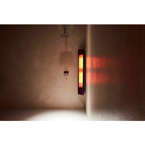Lampada a infrarossi naturale Solarium Nera Sunshower SOLO 80066