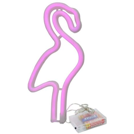 Lampada a LED a forma di fenicottero
