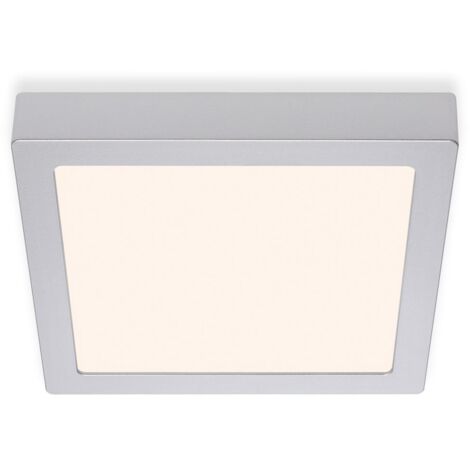 Lampada a LED da incasso lampada da soffitto 16,5 W quadrata cromo opaco Briloner