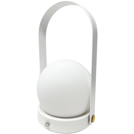 Lampada a led da tavolo ricaricabile portatile lume da comodino tre colorazione di luce fredda calda e naturale