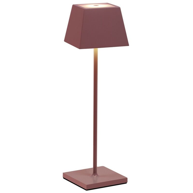 Image of Lampada a led da tavolo Siesta corallo portatile e ricaricabile IP54