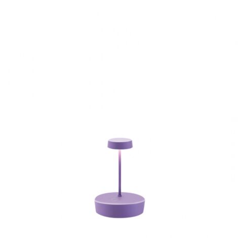 Lampada a led da tavolo Swap mini pro Lilla ricaricabile e dimmerabile