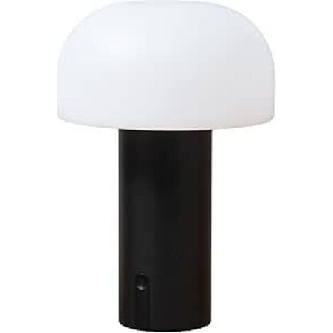 Lampada a Led da Tavolo Tonalità di Colore 2700K Dimmerabile Fungo Nero