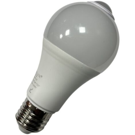 Lampada A Led E27 Con Sensore Movimento Infrarossi 12W 1050 Lumen 3000K