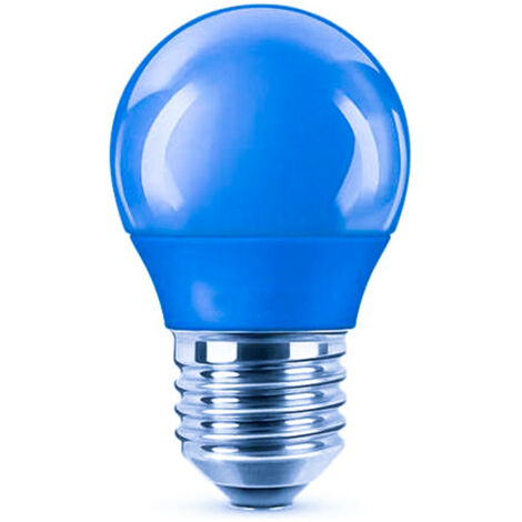 Lampada A Led E27 G45 4W 220V Colore Blu