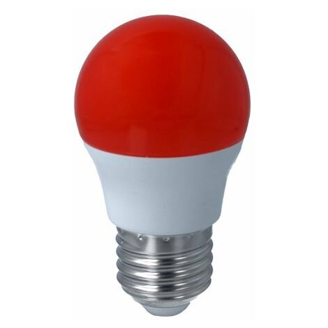 Lampada A Led E27 G45 4W 220V Colore Red Rosso