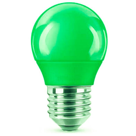 Lampada A Led E27 G45 4W 220V Colore Verde