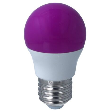 Lampada A Led E27 G45 4W 220V Colore Viola