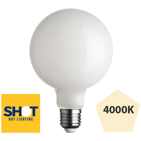 Lampadina standard led 13w-100w e27 goccia opale 4000k shot