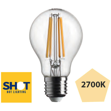 Lampadina LED Goccia A60 Mezza Sfera Oro 7W E27 Dimmerabile 2700K