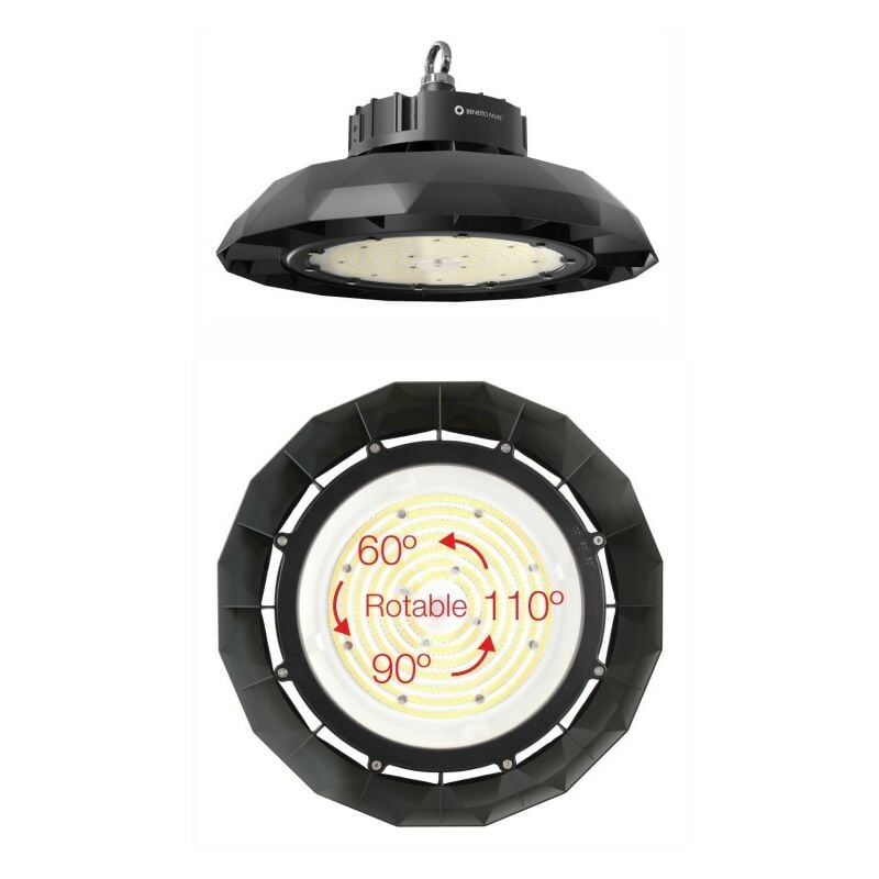 Beneito Faure - Lampada a led industriale ufo lens...