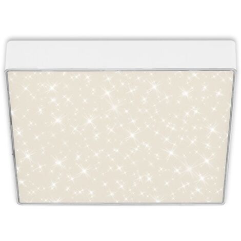 Lampada a LED IP20 cielo stellato 16 W bianco metallo-plastica Briloner
