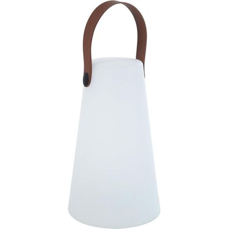 Lampada a Led Lanterna a Piramide Ricaricabile con Manico 8 Colori in Plastica