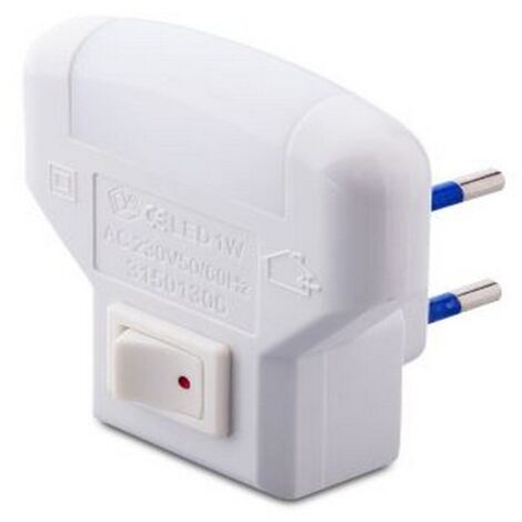 lampada a led luce notturna con interruttore illuminazione camere notte 0,5W