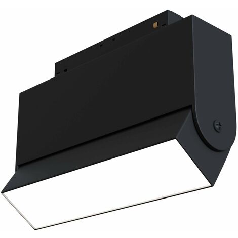 Lampada a LED per Sistema Illuminazione Binario 10W 3000K in Alluminio Basis  Nero