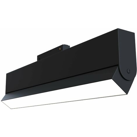 Lampada a LED per Sistema Illuminazione Binario 20W 4000K in Alluminio Basis  Nero