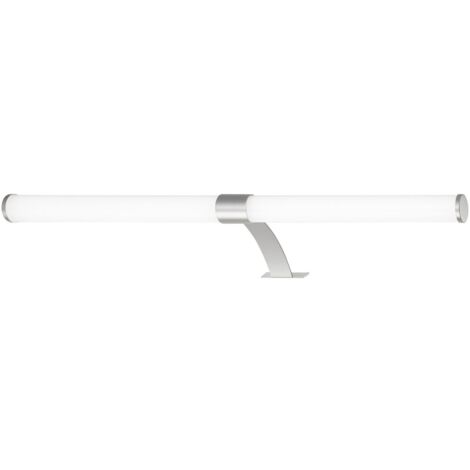 Lampada a LED per specchio 60 cm 8 Watt 4000 Kelvin 1040lm cromato Briloner