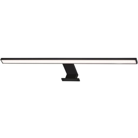 Lampada a LED per specchio Lampada per specchio IP44 8 W nero metallo-plastica Briloner