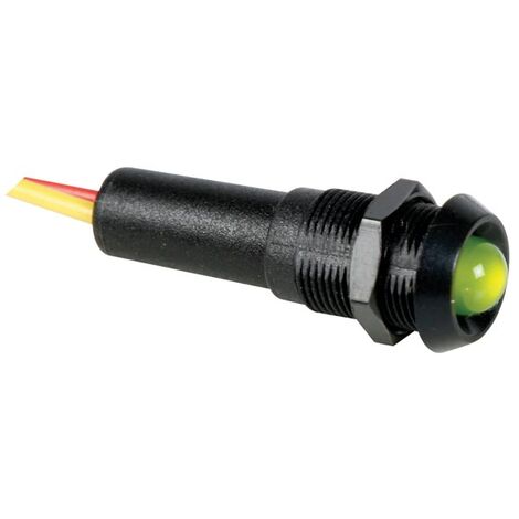 Lampada a led verde 24v - scatola nera