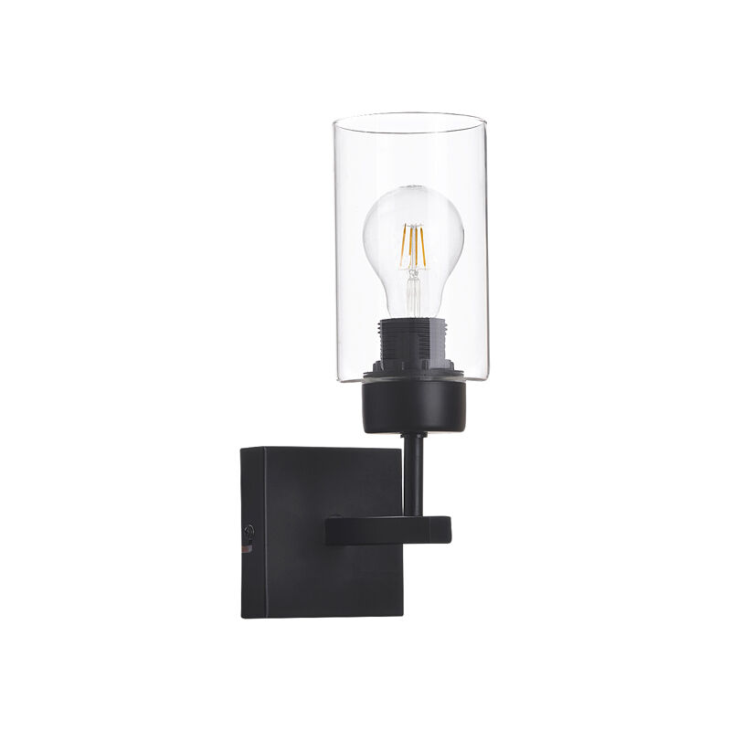 Image of Rabalux - Lampada a muro Prudence Metal Black E27 1x Max 40W b: 29 cm Dimmabile