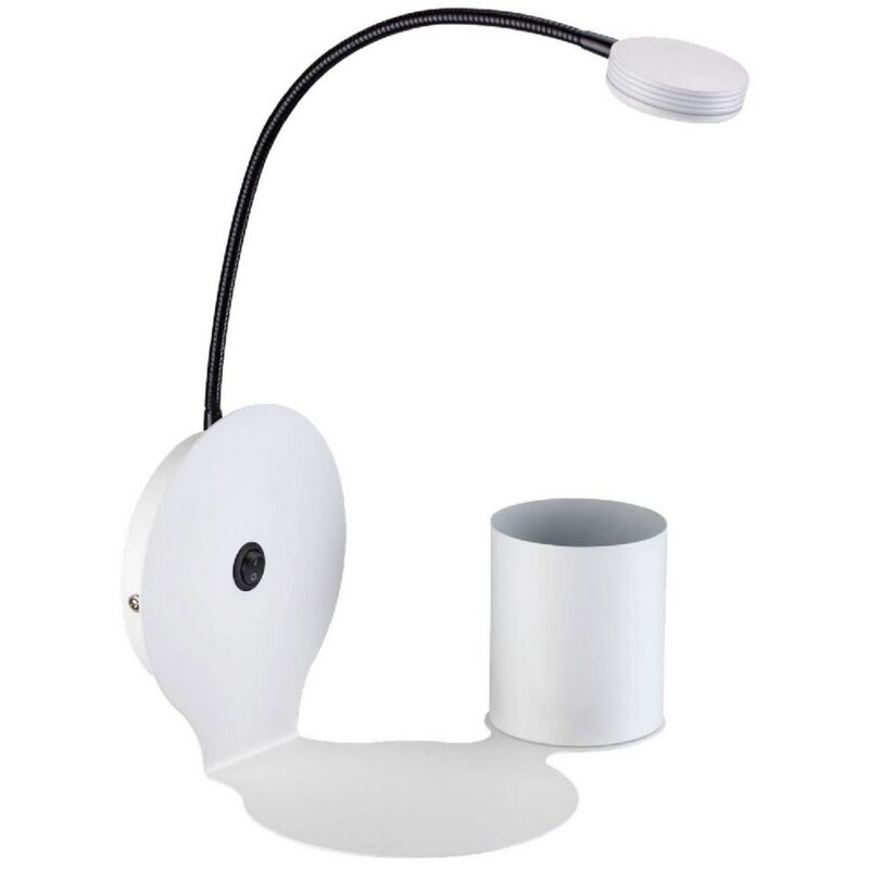 Lampada a Parete Arles, Metallo, PVC, Nero