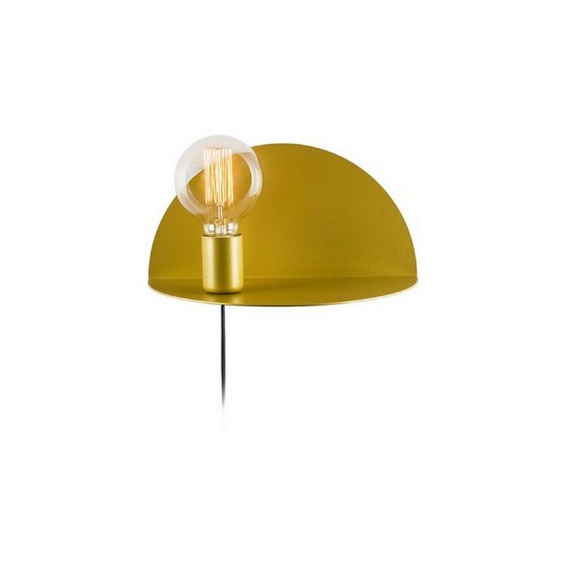 Image of Lampada a Parete Taranto, Metallo, Oro, 30x15x15 cm