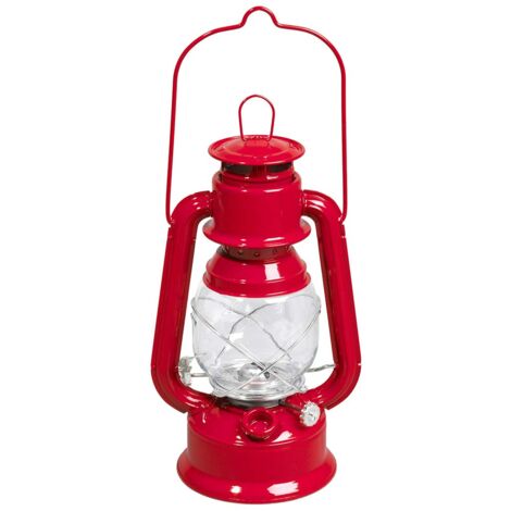 Lampada a petrolio rosso