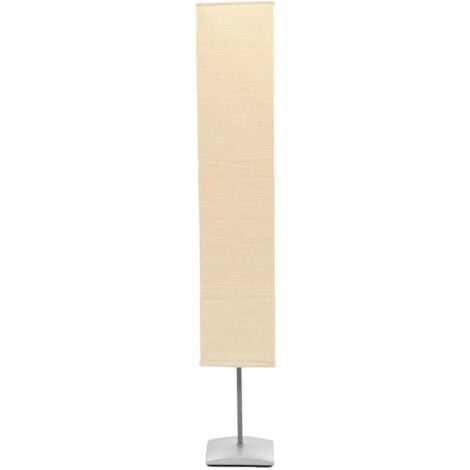 Lampade Carta Di Riso.Lampada A Piantana Con Supporto In Acciaio 135 Cm Beige