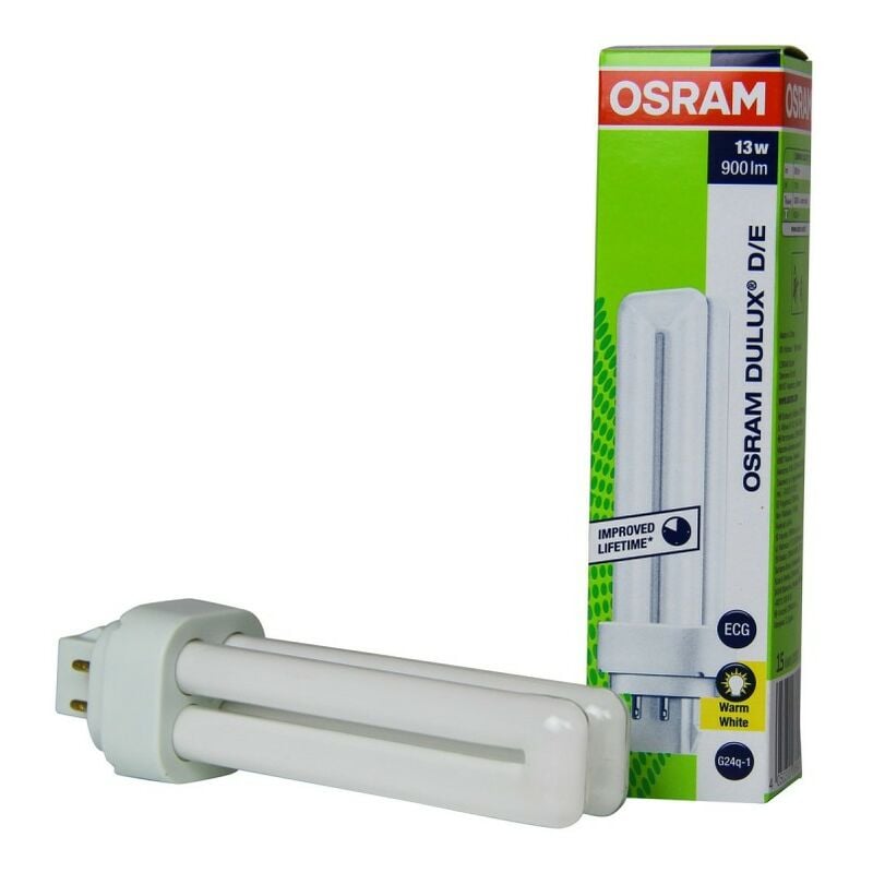 Image of Osram - DULUX-D/E-13-830 Bulb G24q-1 dulux d/e 13w 900lm 3000K /830 - 4pins