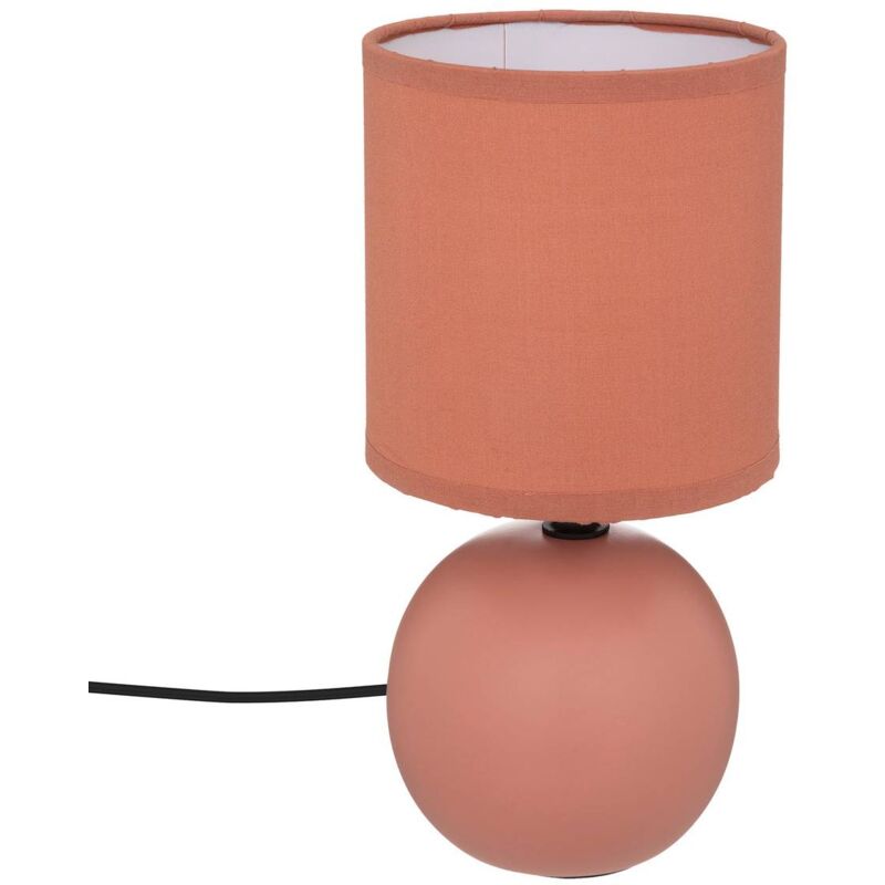 Image of Lampada in ceramica timéo rosa opaco h25cm Atmosphera créateur d'intérieur - Rosa