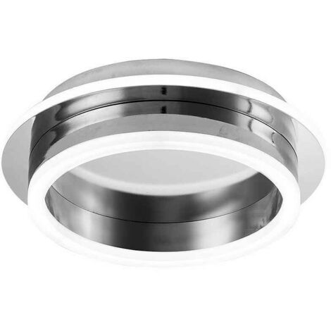 Lampada a soffitto 30w 3000-4000-6000k elma cromo 7x24x24 cm 2850 lm con memoria de colore