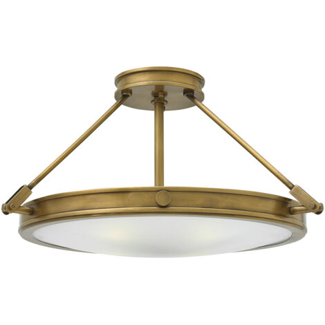 Lampada a Soffitto 4 Luci Kalf Acciaio Bianco A Bracci Curvi E Sfere Vetro Opalino E Oro