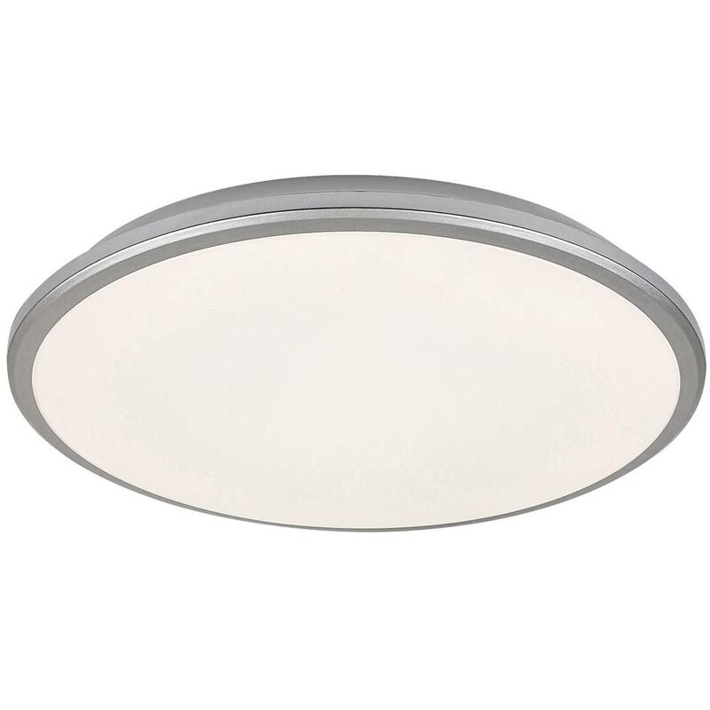 Image of Rabalux - Lampada a soffitto a led Engon Plastic Silver White 18W 4000K h: 6 cm Ø27 cm
