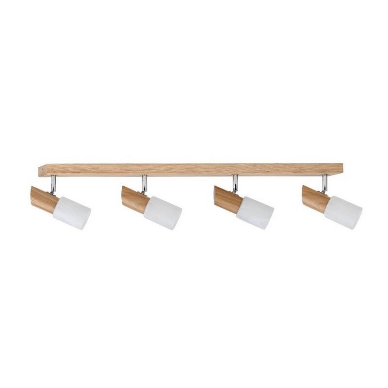 Lampada a Soffitto Birgit, Legno, Metallo, Rovere