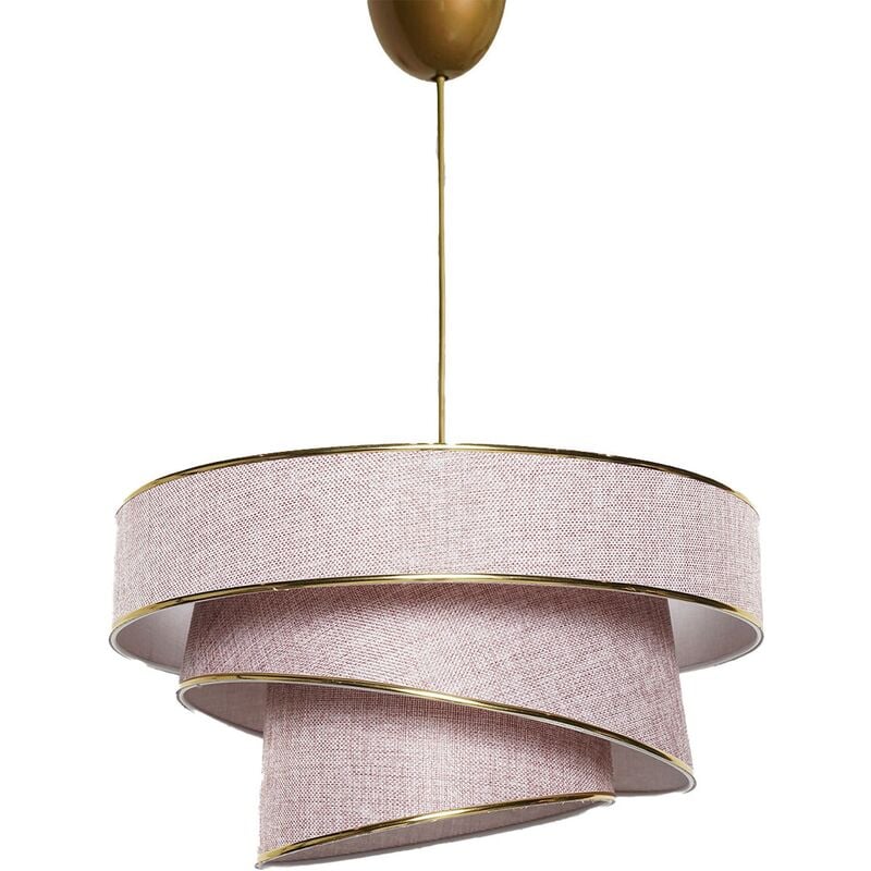 Image of Lampada a soffitto con struttura in metallo a colori, oro