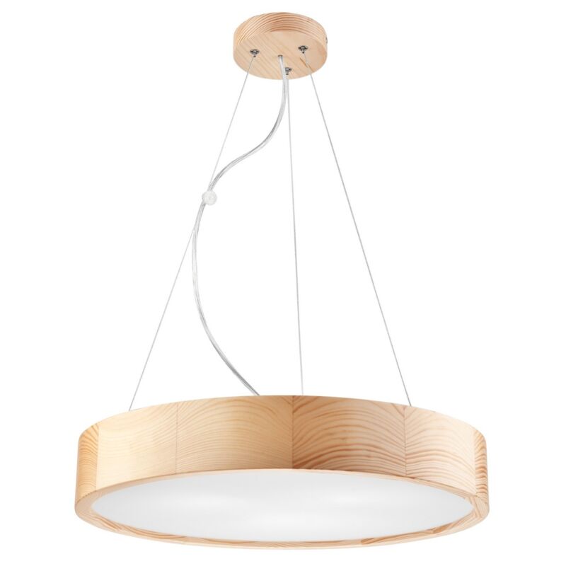 Lampada a Sospensione Eveline, Legno, Vetro