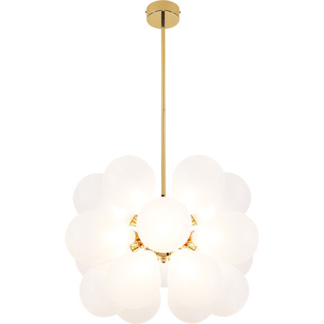 Lampada a Soffitto Palle di Cristallo - Lampada a Sospensione - Jacobella Bianco