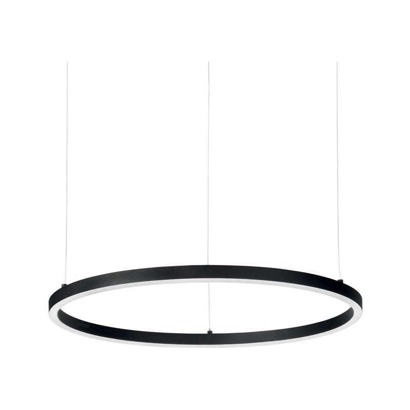 Sospensione Moderna Oracle Alluminio-Materie Plastiche Nero Led 32W 3000K