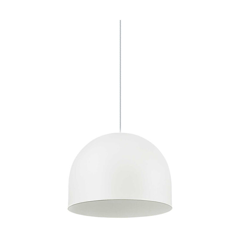 Image of Ideal Lux - Sospensione Industrial-Minimal Tall Metallo Bianco 1 Luce E27 - Bianco