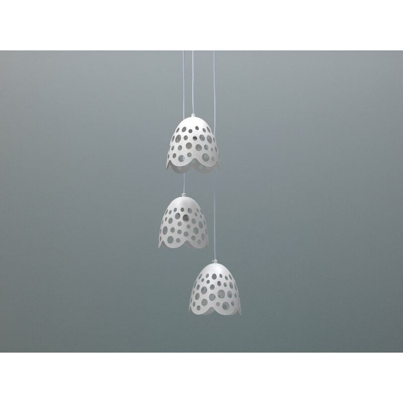 Image of Giordanoshop - Lampada a Sospensione Ø19,5xH125 cm in Metallo Bells Bianco