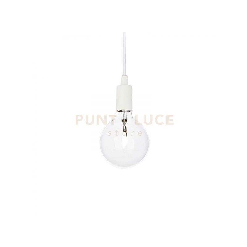 Sospensione Moderna Edison Metallo Bianco 1 Luce