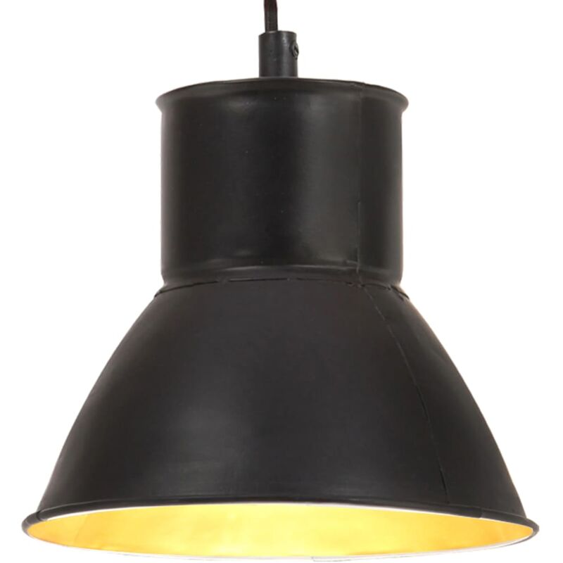 Altro - Lampada a Sospensione 25 w Nera Rotonda 17...