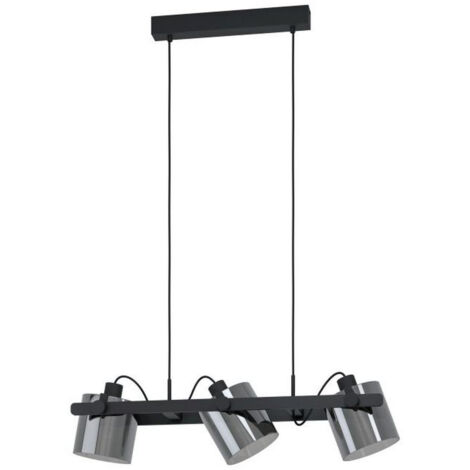Lampada a Sospensione 3 Luci con Paralumi Regolabili Hornwood 2 Eglo