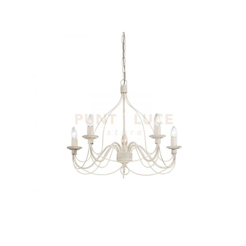 Lampada a sospensione corte SP5 bianco