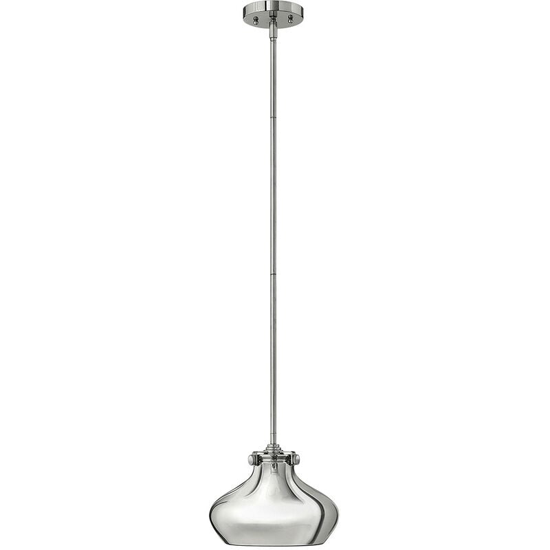 

Elstead - Lampada a sospensione a cupola 1x E27 Cromo Lámpara colgante domo 1x E27 Cromado