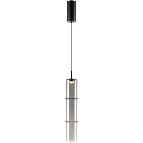 Lampada a sospensione a LED BATO affumicata da 4 W